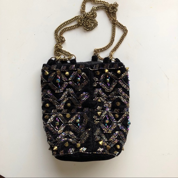 Urban Outfitters Handbags - Small Beaded Bucket Bag